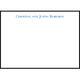 Triple Thick Border Flat Note Cards in Your Color Choice - Raised Ink Image 3 of 6